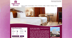 Desktop Screenshot of hotelroyalpenang.com